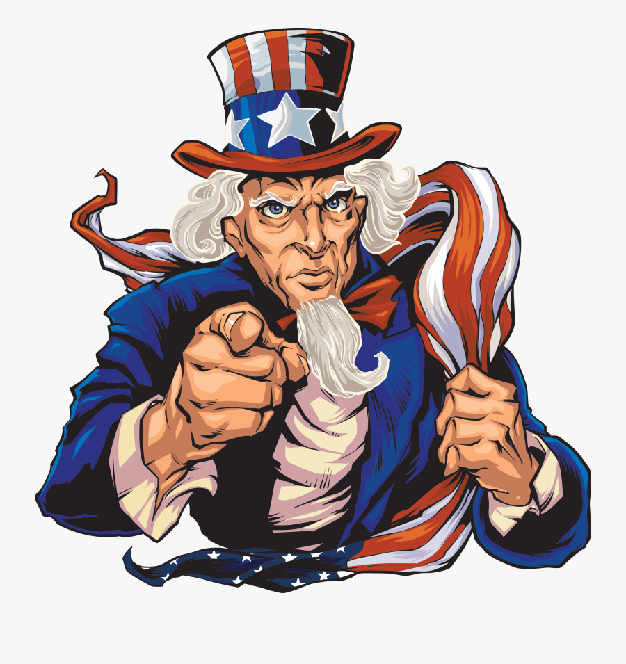 Uncle Sam, Transparent Clipart