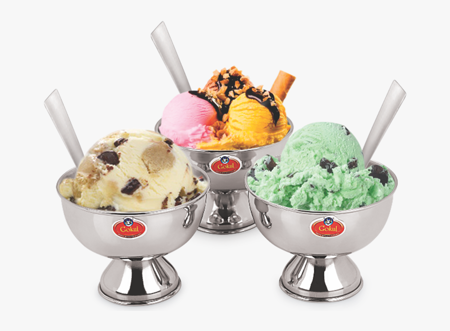 Ice Cream Bowl Png - Chip Cookie Dough Ice Cream, Transparent Clipart