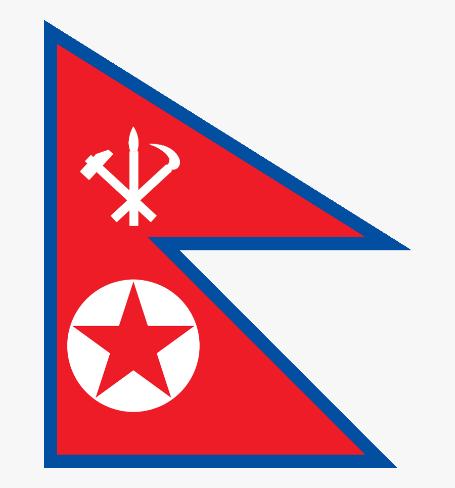 Transparent Korea Flag Png - North Korea Flag Map, Transparent Clipart