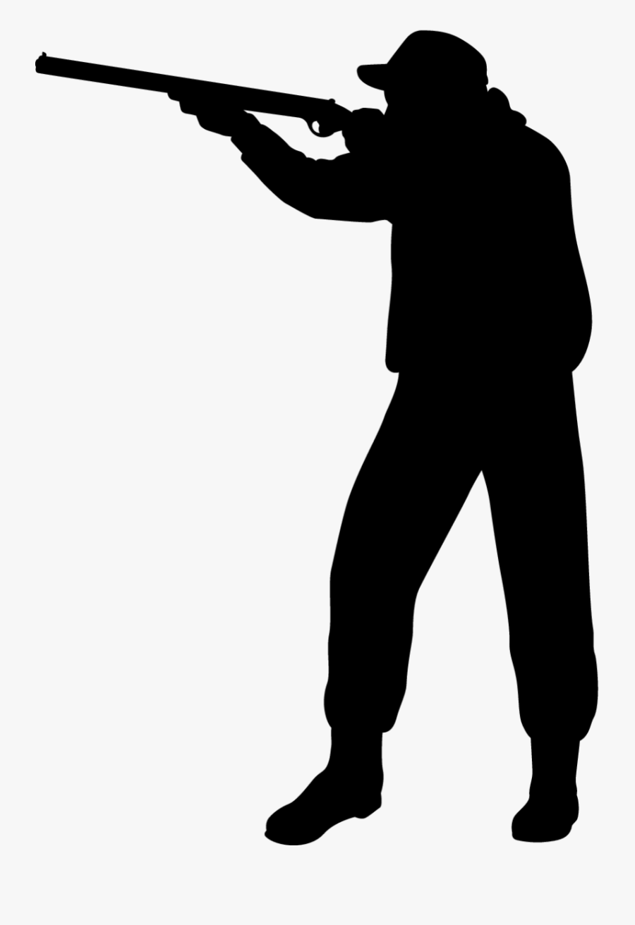 Deer Hunting Quail Hunting Clip Art - Silhouette Of A Hunter , Free ...