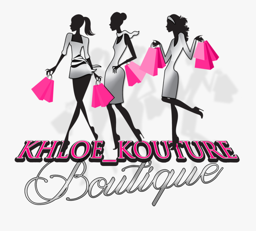 Khloe Kouture Boutique Clipart , Png Download - 5 Cartoon Girls Shopping, Transparent Clipart