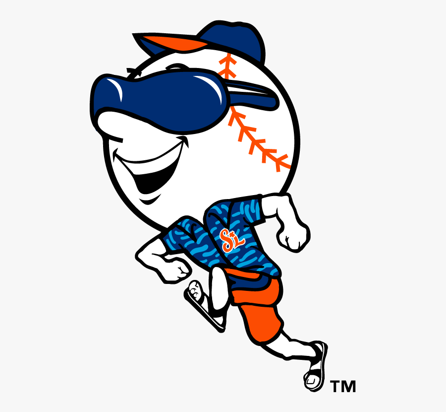 St Lucie Mets Logo, Transparent Clipart