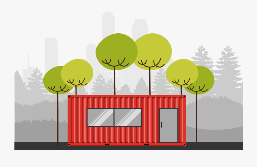 Bunk House - Tree, Transparent Clipart