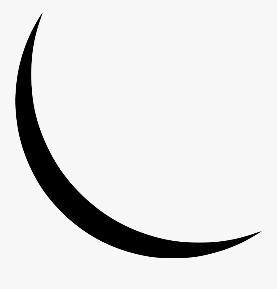 Crescent,circle,clip Art,black And White,symbol, Transparent Clipart