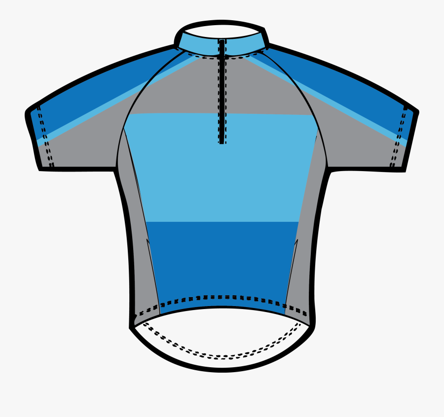 Blue And Grey Jersey - Kappa Alpha Psi Cycling Jersey, Transparent Clipart