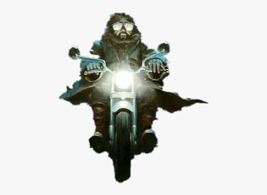 #hagrid #harry Potter #magic - Hagrid On Motorcycle Clipart, Transparent Clipart
