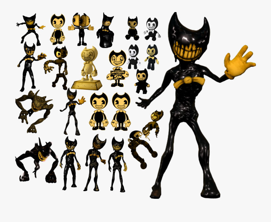 Bendy Image - Bendy And The Ink Machine Characters, Transparent Clipart