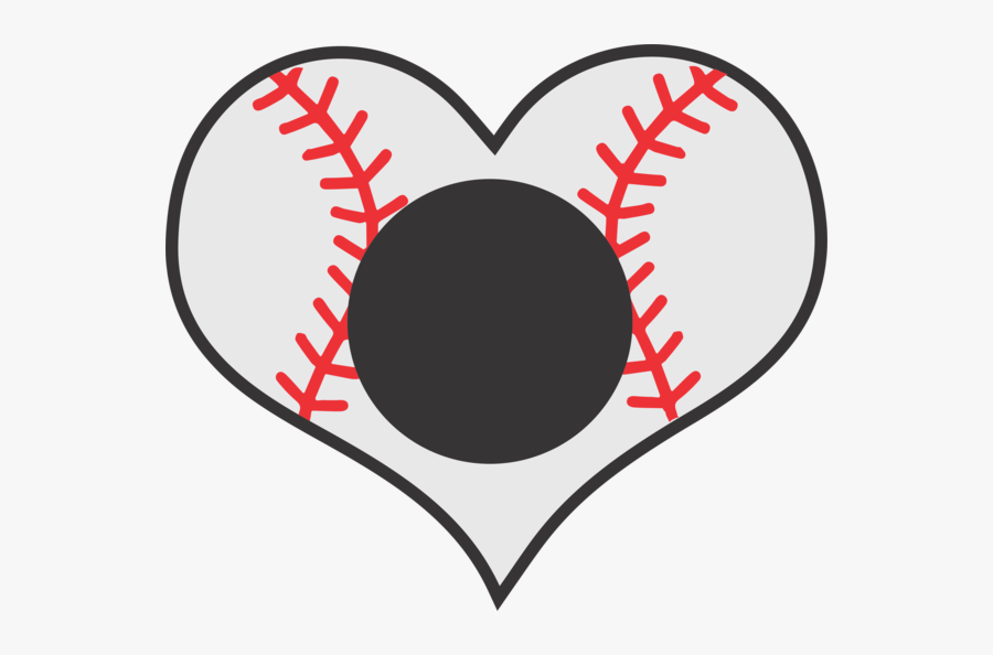 Baseball Heart Png - Free Baseball Heart Clip Art, Transparent Clipart