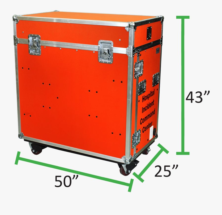 Hospital Incident Command Center Dimensions - Storage Chest, Transparent Clipart