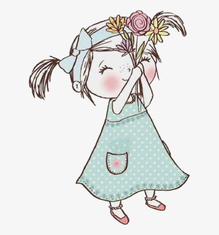 #kid #kids #baby #happy #fun #cute #flower #flowers - Drawing, Transparent Clipart