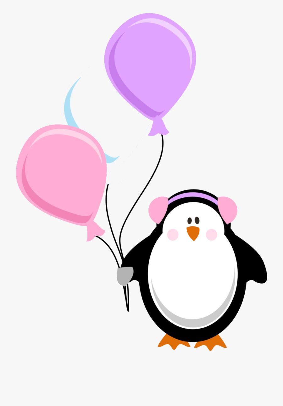 Winter Party Birthday Background Clipart Balloon Transparent - Winter Birthday Clipart, Transparent Clipart