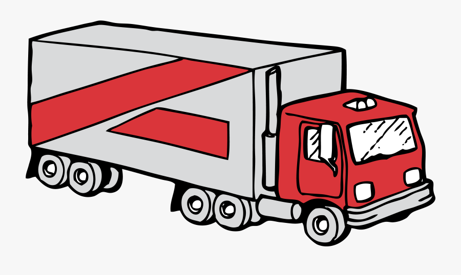 Colouring Images Of Truck , Transparent Cartoons - Colouring Picture Of Lorry, Transparent Clipart