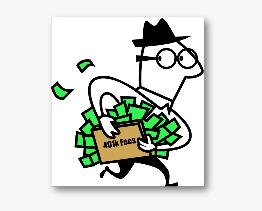 Running Off With Money, Transparent Clipart