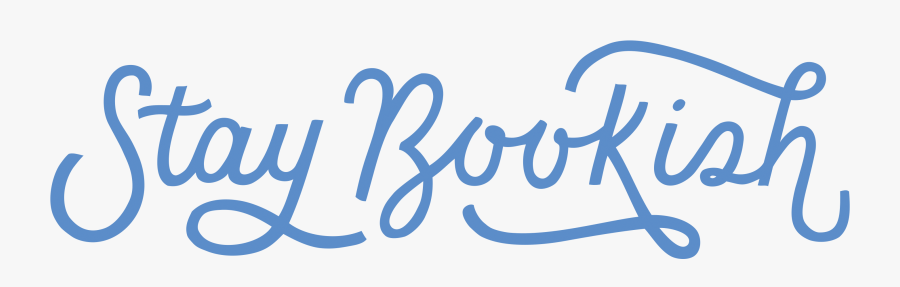 Blue Stay Bookish - Calligraphy, Transparent Clipart