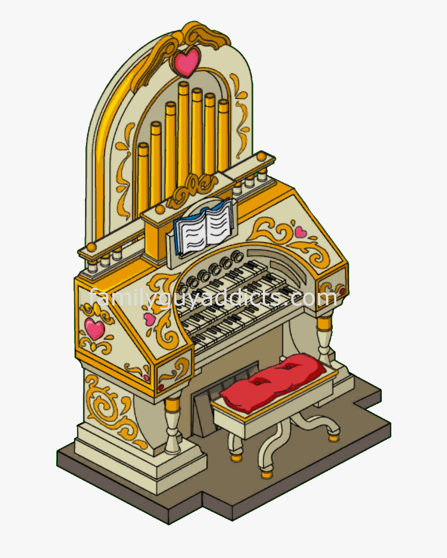 Damsel In Distress Organ - Cartoon, Transparent Clipart