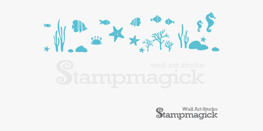 Clip Art Fish Clipart Border - Clipart Fish Border, Transparent Clipart