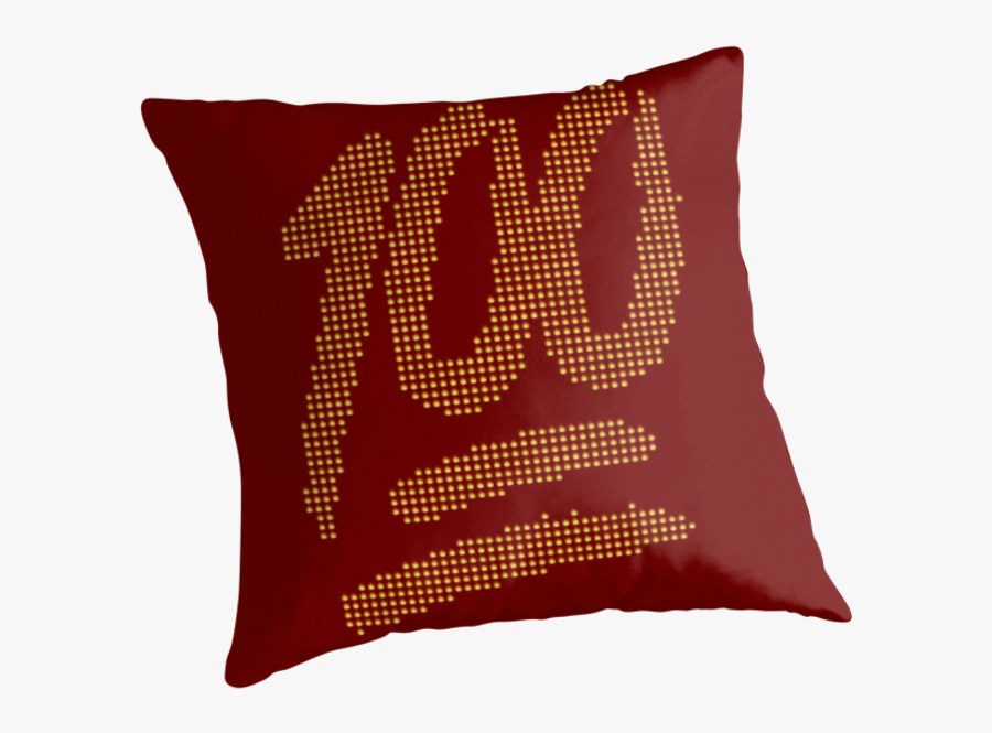 100 Emoji Transparent Background - Cushion, Transparent Clipart