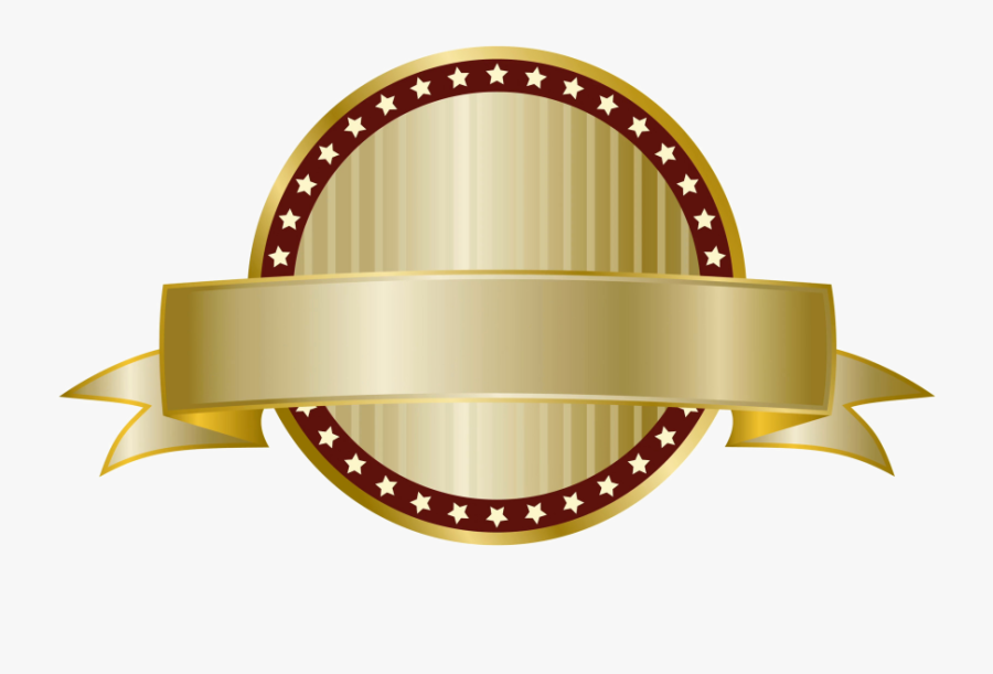 Gold Label Png - Golden Logo Design Png, Transparent Clipart