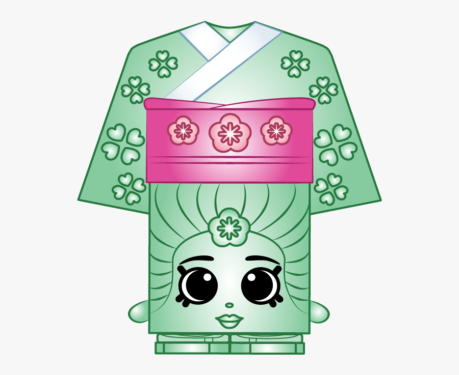 Shopkins Yoko Kimono, Transparent Clipart