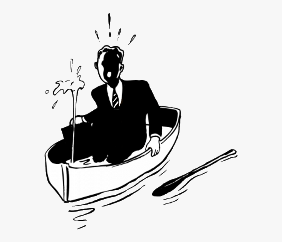 Sinking Boat Clipart Image V2 - Leaking Boat Clipart, Transparent Clipart
