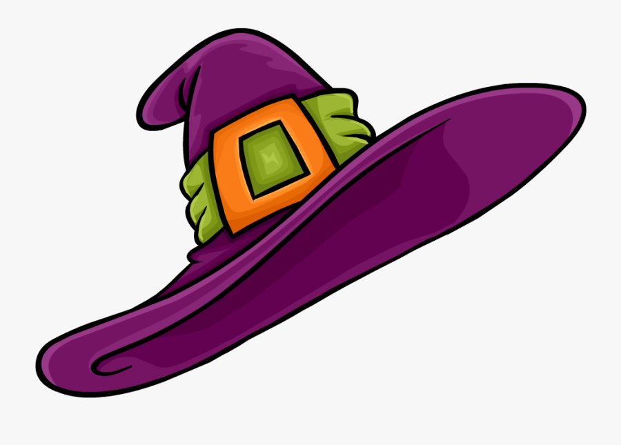 Club Penguin Witch Hat, Transparent Clipart