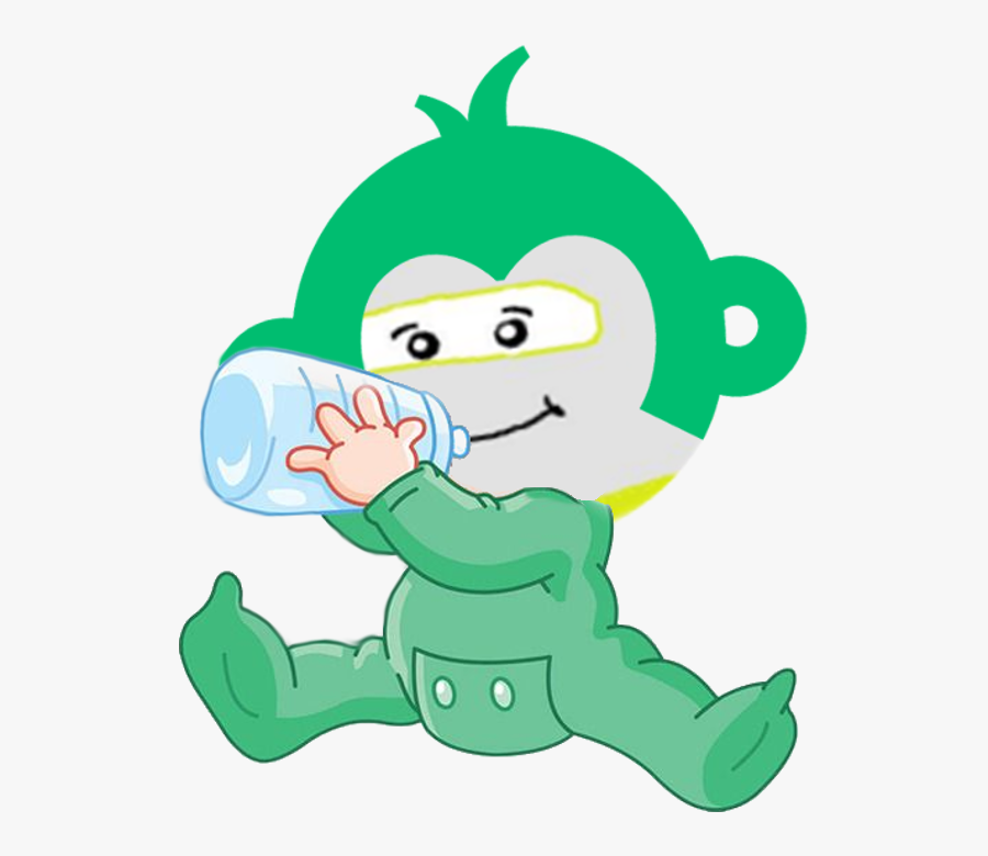 Baby With Bottle, Transparent Clipart