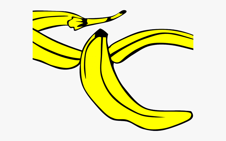 Banana Peel Clip Art, Transparent Clipart
