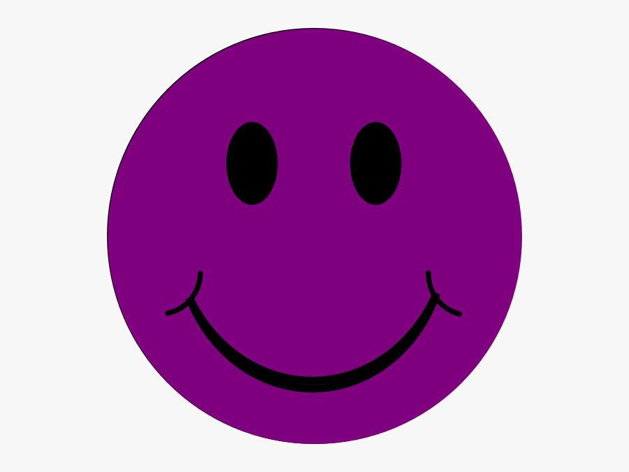 Purple Smiley Face Clipart, Transparent Clipart