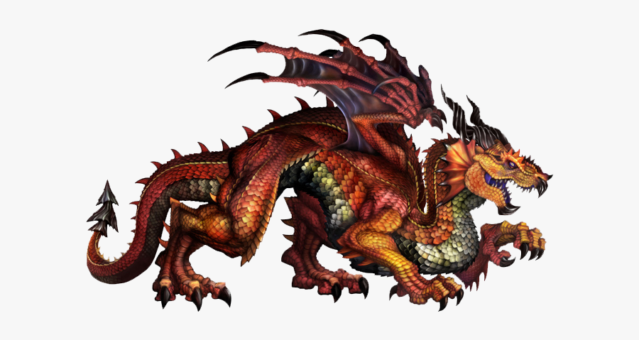 Sleeping Dragon Png - Dragons Crown Red Dragon, Transparent Clipart