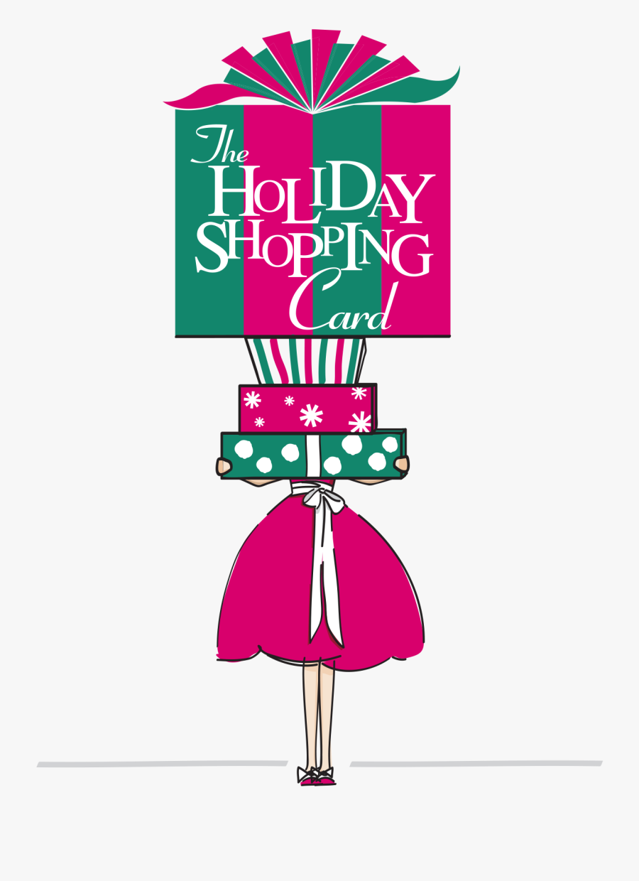 Holiday Shopping Card 2018, Transparent Clipart