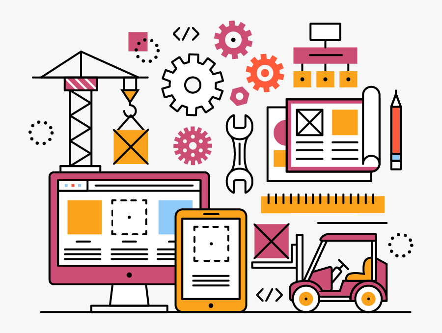 Web Development Clipart Slider - Software Engineering Logo Clip Art, Transparent Clipart