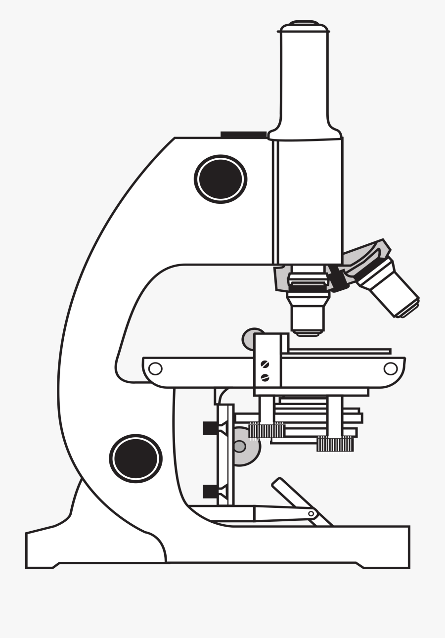 Microscope Clipart Simple - صور تلسكوب معمل Png, Transparent Clipart