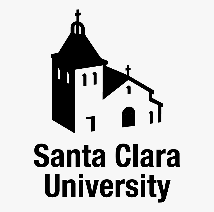 University Logos Marketing And - Santa Clara University Logo Black, Transparent Clipart