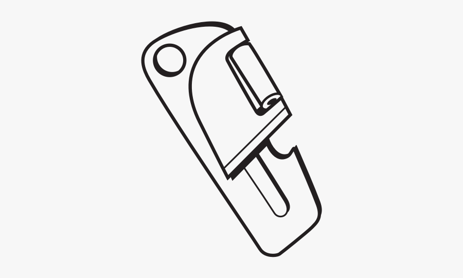 Can Opener Silhouette - Sketch, Transparent Clipart