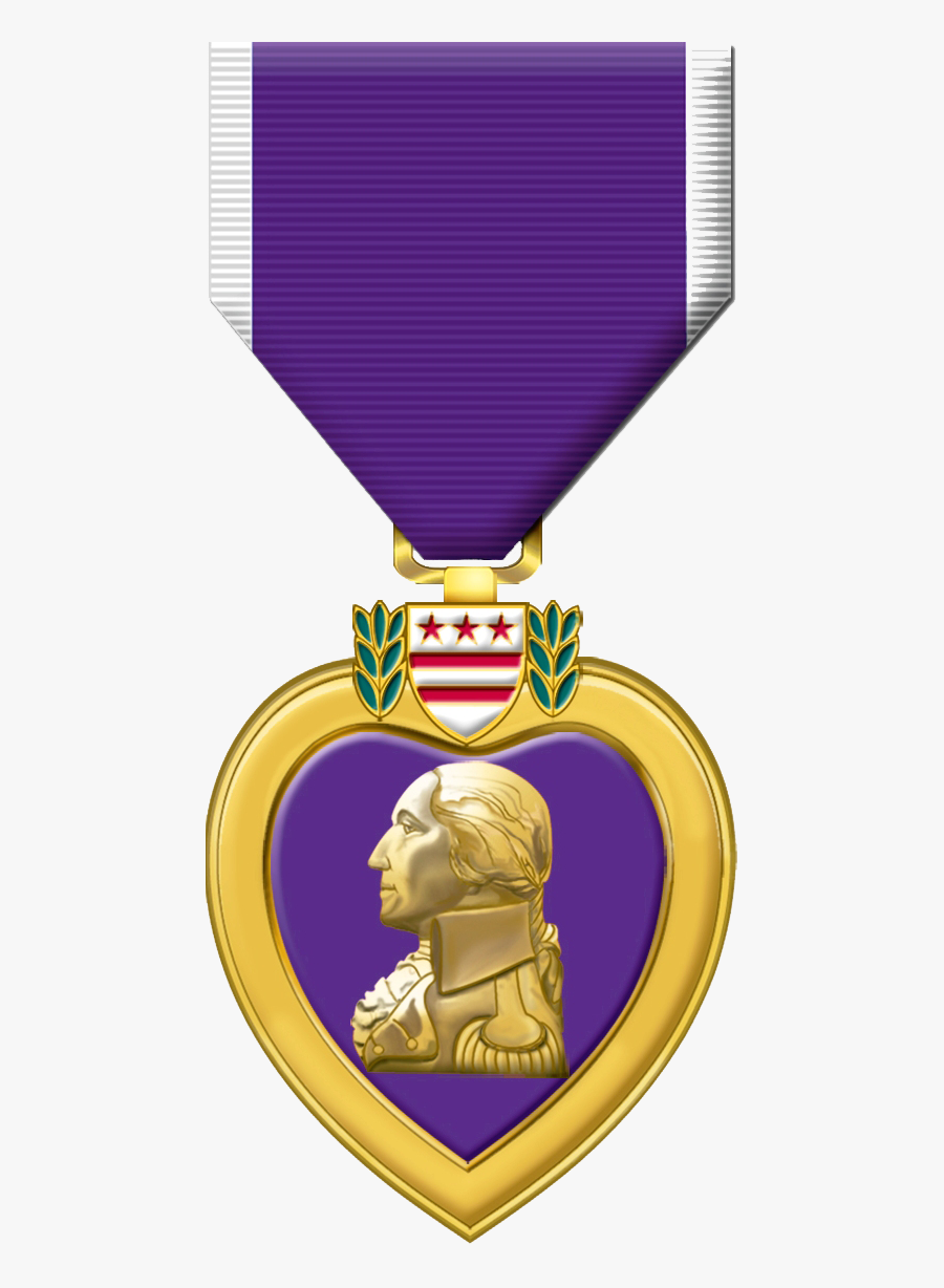Medal Clipart Medal Valor - Purple Heart Military Award, Transparent Clipart