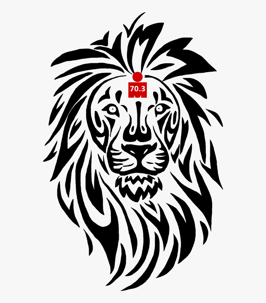Coming Soon Ironman Triathlon - Tribal Lion, Transparent Clipart