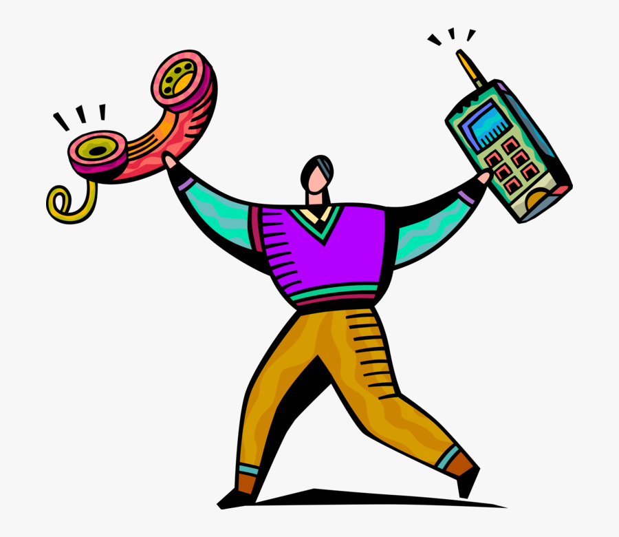 Picture Library Download Businessman Clipart Smartphone, Transparent Clipart