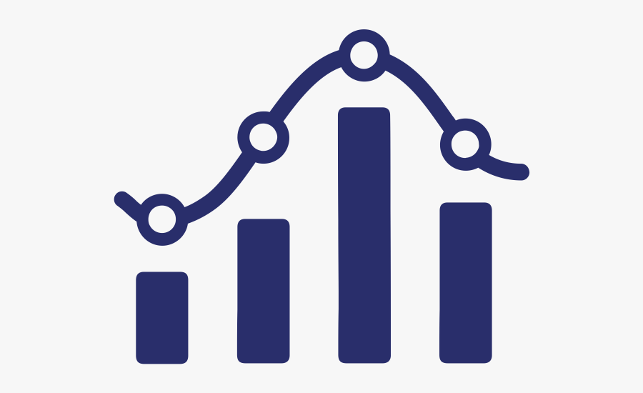 Insight And Reports - Data Analytics Graph Icon, Transparent Clipart