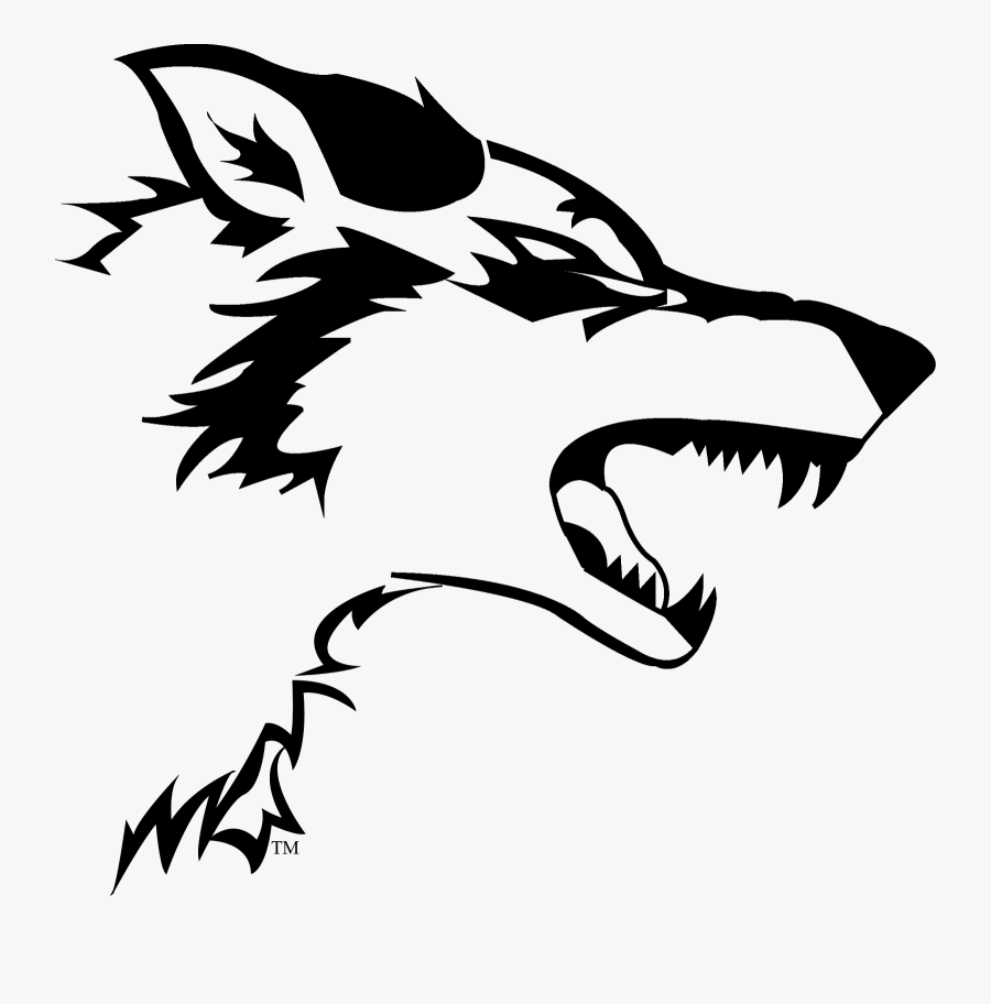 Wolves Clipart Black And White - Transparent Wolf Png Logo, Transparent Clipart