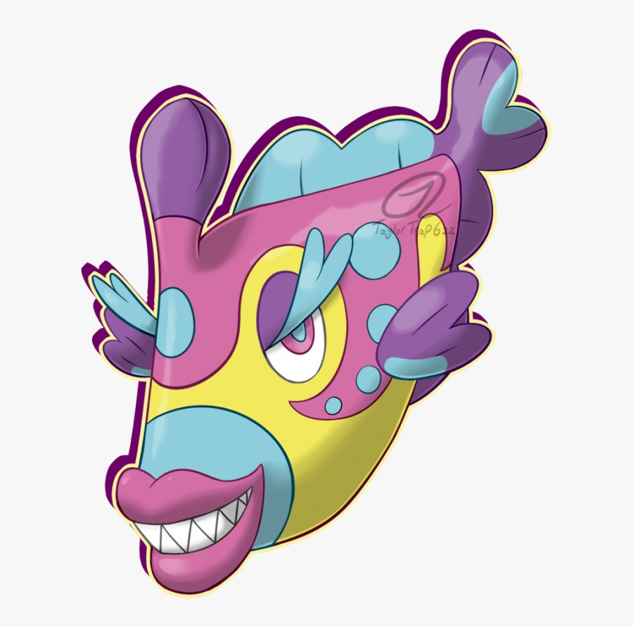 Bruxish - Pokemon Bruxish, Transparent Clipart