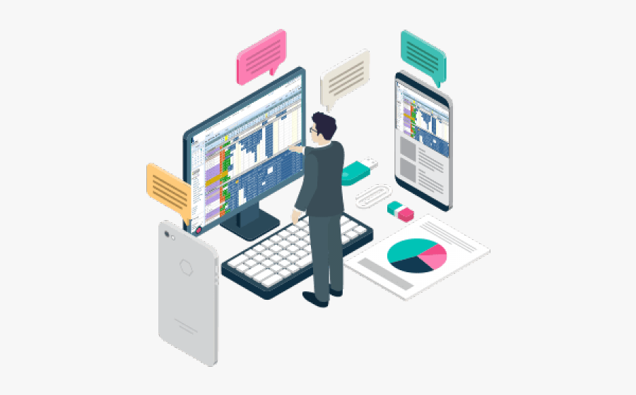 Office Management Clipart Receptionist - Clases Virtuales Png, Transparent Clipart