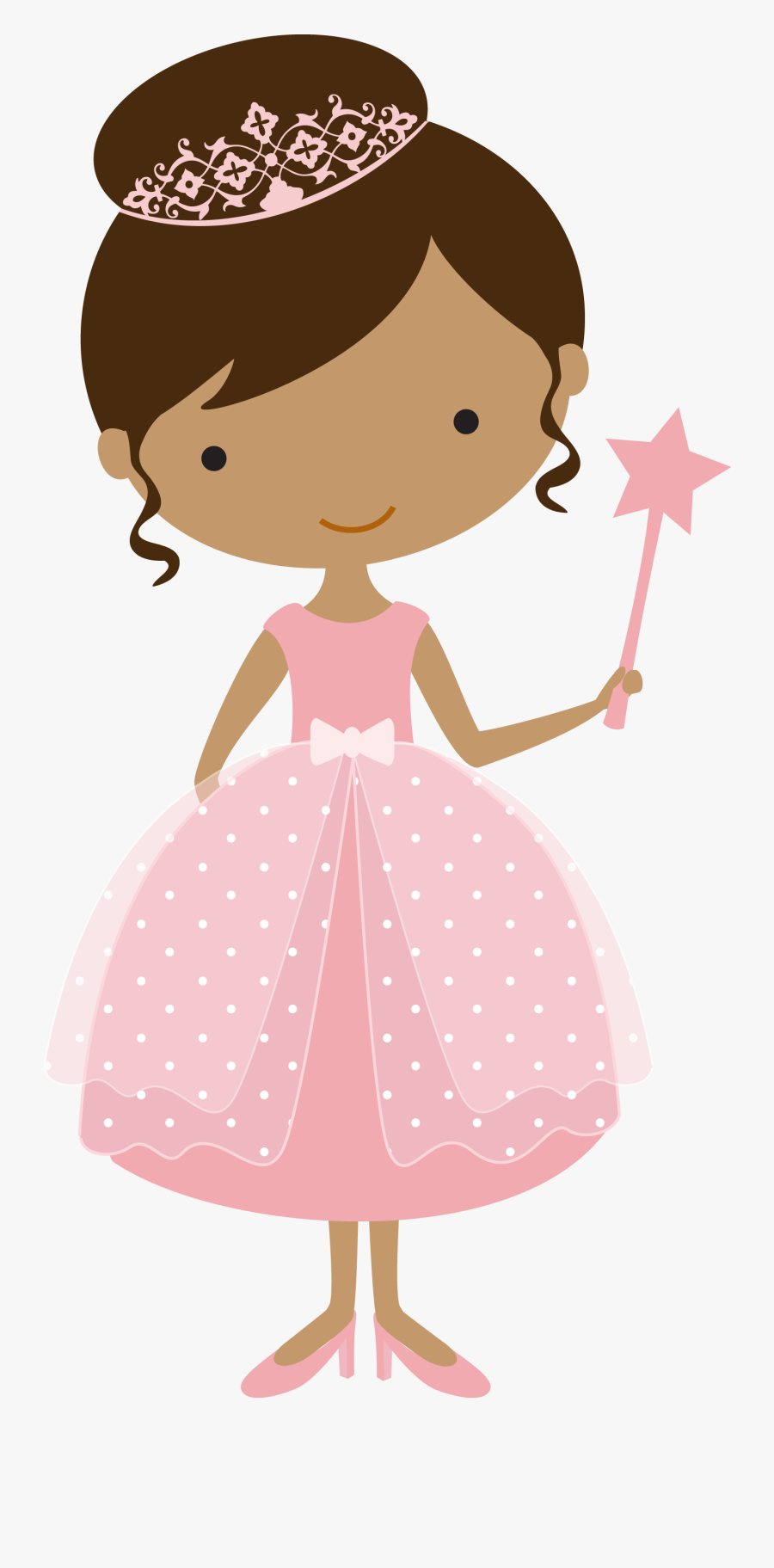Princesas E Fadas Pink - Princess Clioart, Transparent Clipart