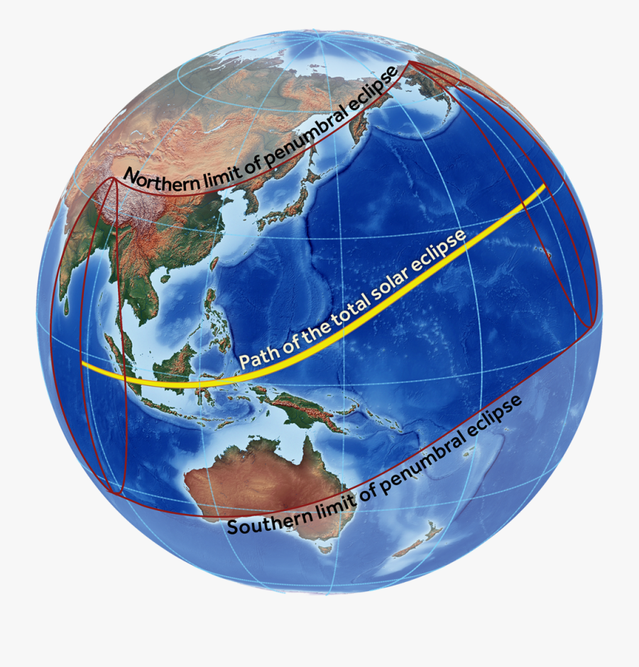 Design From Front Side Of T-shirt Which Are Are Printing - March 2016 Total Solar Eclipse, Transparent Clipart