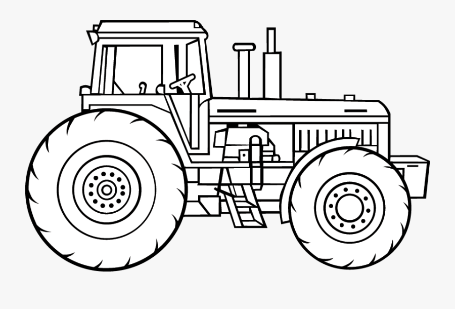 Road And Wheels Ii - Drawing Pictures Of Tractors, Transparent Clipart