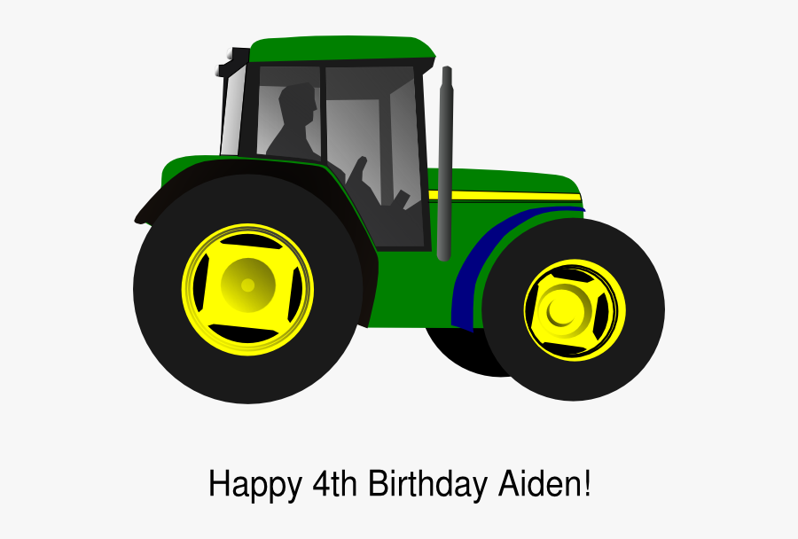 Little Green Clip Art - John Deere Tractor Clip Art, Transparent Clipart
