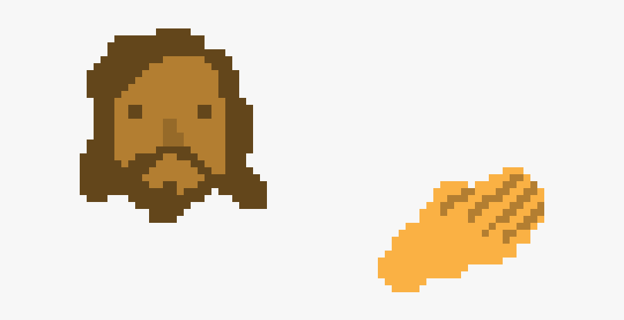 Slap Pixel Art, Transparent Clipart