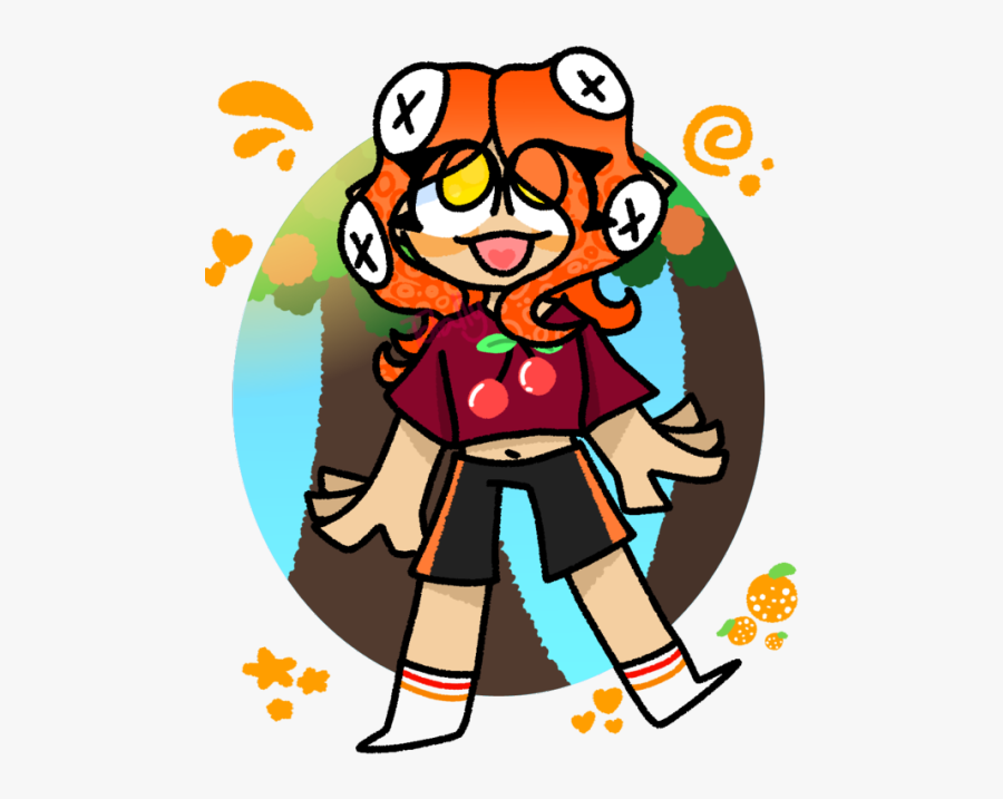 So I Just Slapped On Zest"s Hair, Face, And Am Outfit - Cartoon, Transparent Clipart