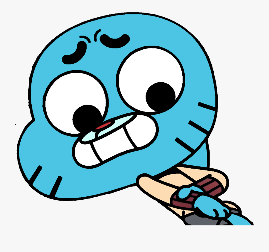 Gumball The Slap - Amazing World Of Gumball Stickers Phone, Transparent Clipart