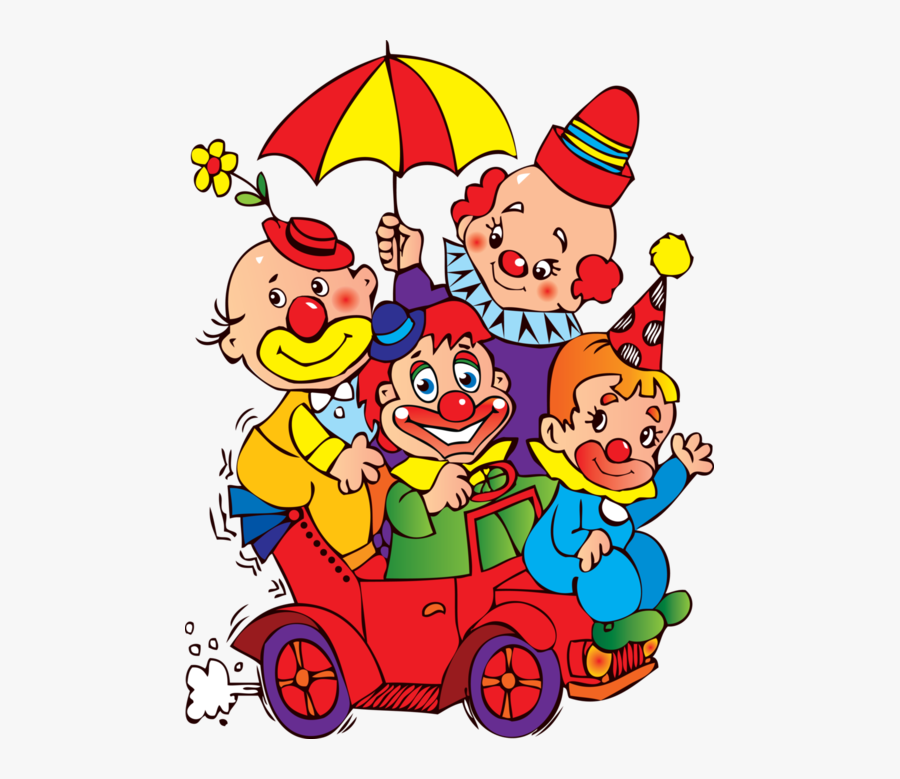 Clown In A Car - Clowns Clipart, Transparent Clipart