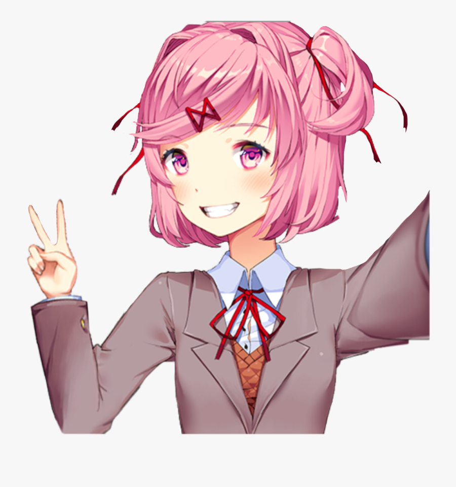 Transparent Cannibal Clipart - Doki Doki Literature Club Selfie , Free Tran...